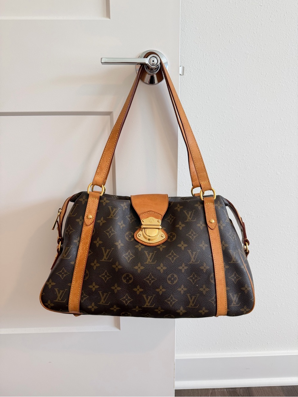 Louis Vuitton Stresa Handbag Monogram Canvas